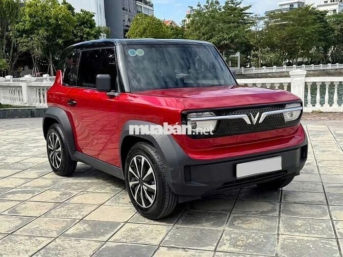 VinFast VF3 Thuê Pin 2024 Màu Đỏ