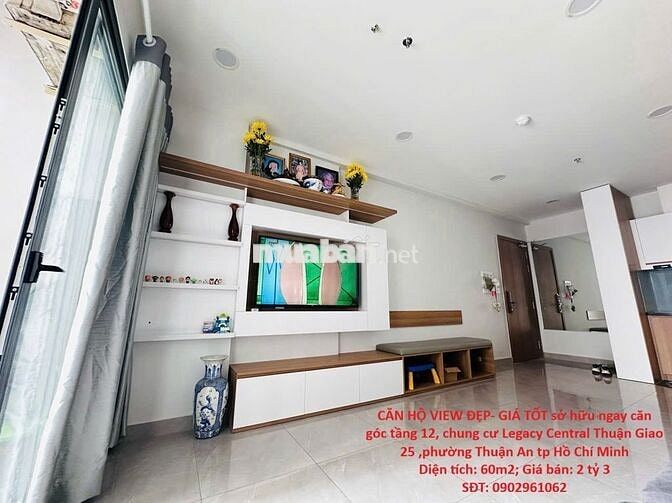 Bán căn chung cư Legacy Central Thuận Giao 25 ,p Thuận An, TPHCM