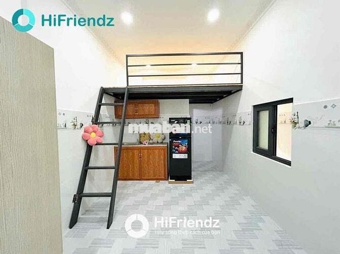 CHO THUÊ PHÒNG FULL NỘI THẤT - GÁC CAO- FREE XE - NGAY NGÃ TƯ BỐN XÃ