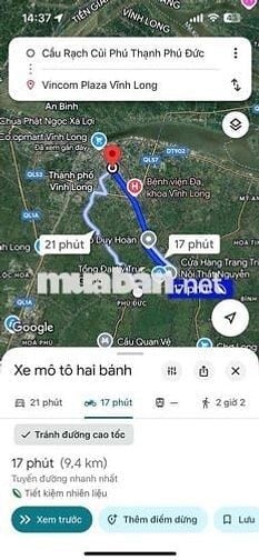 Đất nền Vĩnh Long 106m2- 350 triệu