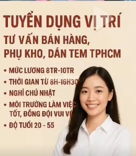 TUYỂN 2 KẾ TOÁN VÀ 2 NHÂN SỰ TUYỂN DỤNG, ĐÀO TẠO LÀM LÂU DÀI