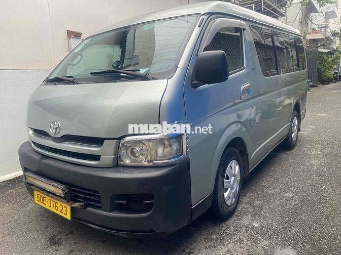SIÊU PHẨM TOYOTA HIACE 2008 MÁY DẦU 3 chỗ