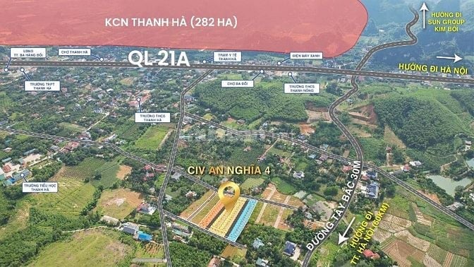 Bán đất nền sẵn sổ trung tâm Lạc Thủy-Hòa Bình. Chỉ 10tr/m2. Tiềm năng