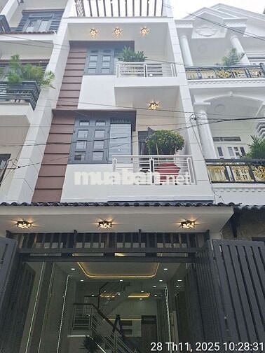 NHÀ HIỆP THÀNH Q12– 3TẦNG-HẺM VIP XE HƠI -FUN NỘI THẤT.CHỈ 5 TỶ 750TR