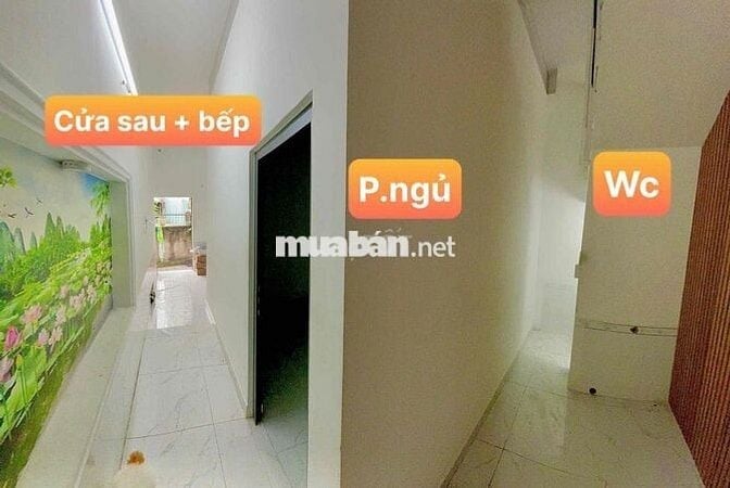 💥 Nhà nhỏ Full Nội Thất - 2 mặt tiền cửa - Đường nhựa 20 mét