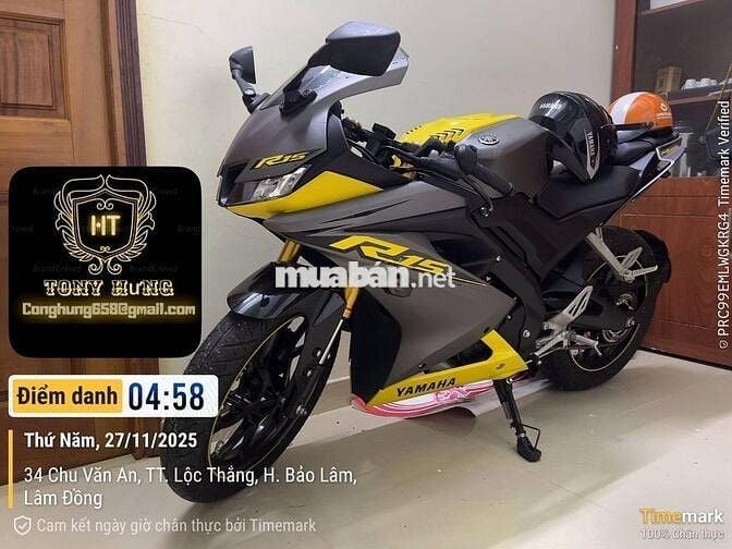 Yamaha R15 2020 Vàng xám