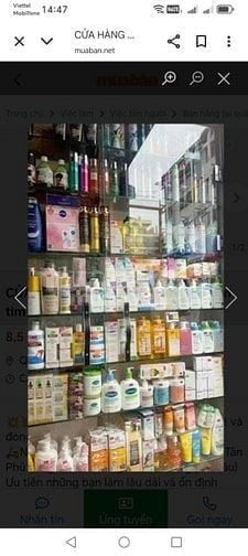 TUYỂN DỤNG ĐỢT CUỐI NĂM VỊ TRÍ NHÂN VIÊN BÁN HÀNG TẠI CỬA HÀNG.TP.HCM.