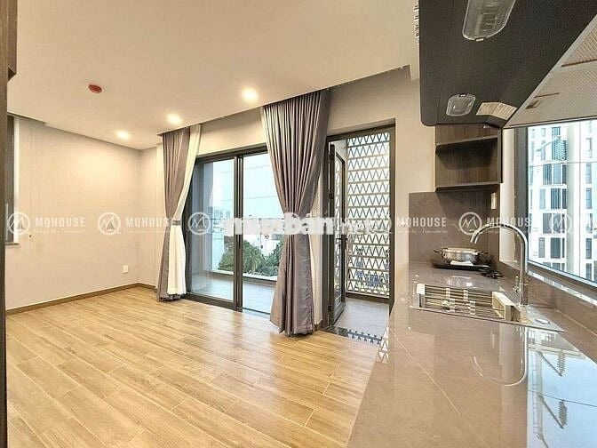 Căn hộ 1PN - bancol cao cấp,chỉ tính điện. Full nội thất+máy giặt riêg