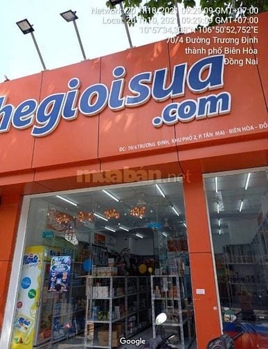 Chính chủ bán Nhà Lô Góc 2 Mặt Tiền Đường Trương Định, Tân Mai, TP Bi