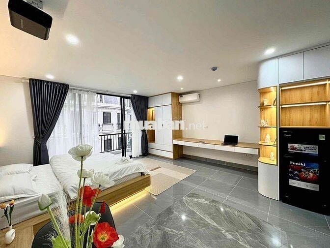 căn hộ 30m2, nội thất hiện đại, ban công lớn, Bạch Đằng, Bình Thạnh