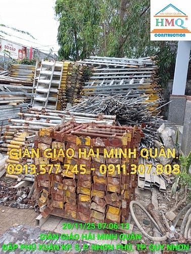 Thanh lý Giàn Giáo, mâm giàn giáo, cây chống tăng