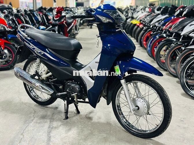 XE MÁYTHANH TÙNG_WAVE A 110 XANH TÍM ĐỘ ĐÈN