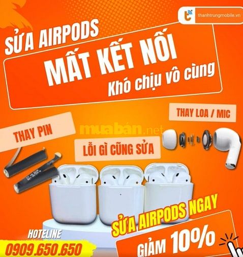 Sửa chữa AirPods TPHCM Thành Trung Mobile