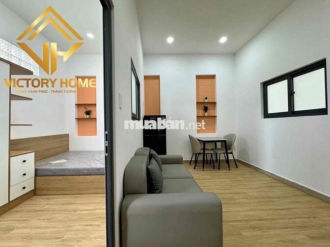 1 Phòng Ngủ - 40m2 - Full Nội Thất - Máy Giặt Riêng- Khu Sân Bay