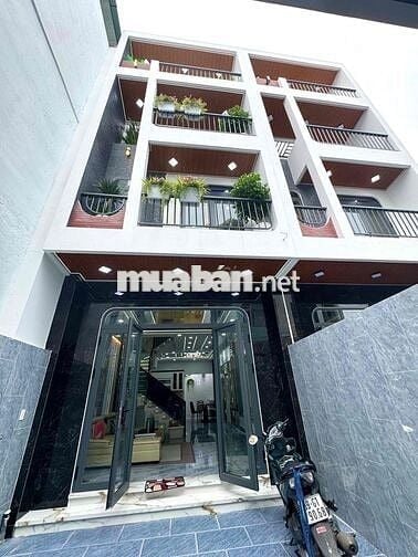 Nhà 2 lầu xây mới full nội thất sân xe hơi 4pn 1/ Thạnh xuân 43