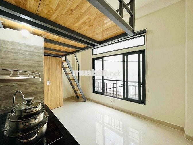 Khai Trương Căn Hộ Có Gác Full Nội Thất Ngay ĐH Văn Lang,Cách Chợ 100m