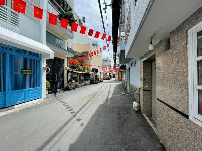 Cho thuê cặp nhà hẻm 269 Bà Hom 7.5x11m 1 lầu 16 triệu sát đường lớn