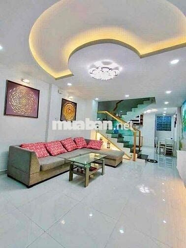 MT Bùi Tư Toàn, 4x14, full nội thất sịn, siêu đẹp, hẻm6m, 8PN, giá TL