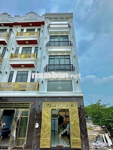 Nhà 1 trệt 3 lầu sân thượng mới 100% đường số 1 KDC vĩnh lộc BHH B