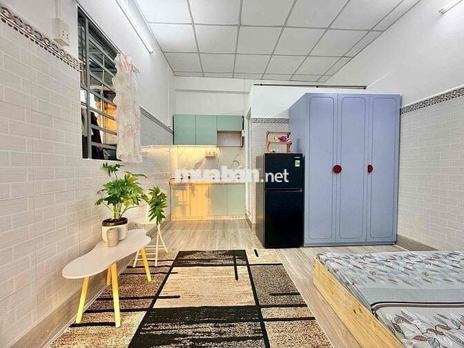 CHO THUÊ CĂN HỘ MINI MỚI TOANG - SIÊU RẺ FULL NỘI THẤT - NGAY ÂU CƠ