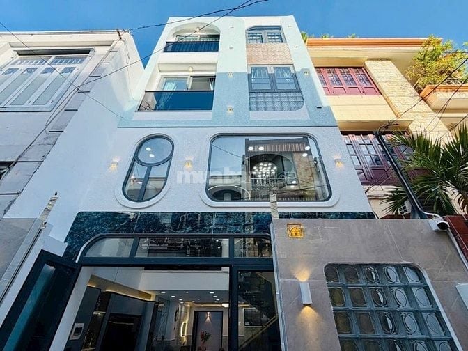 Nhà Phan Văn Trị P10 1 trệt 1 lửng 2 lầu Sổ hồng riêng hẻm 5m 57,6m2