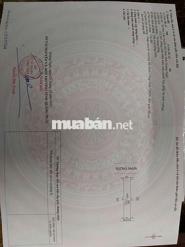 Bán đất thổ cư 4 lô liền kế KDC Thạch Trụ (Làm nhà vườn là hết ý)