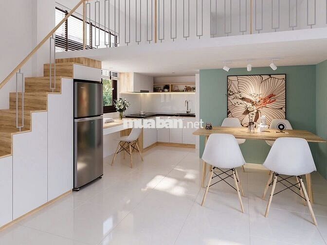 Căn hộ Duplex cao cấp full nội thất Đặng Văn Bi ngã 4 Bình Thái, Metro