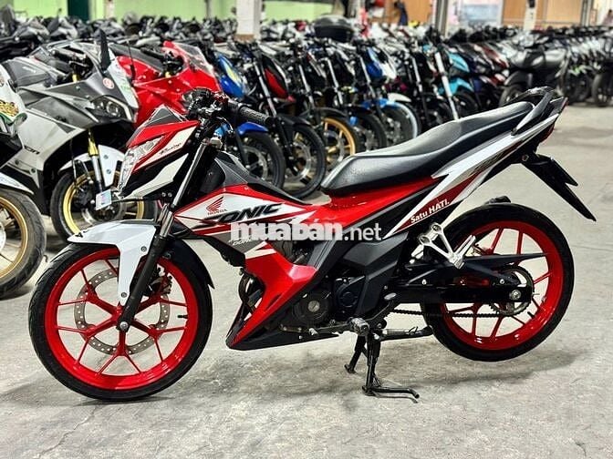 XE MÁYTHANH TÙNG_SONIC 150 ĐỎ TRẮNG LƯỚT BAO ZIN