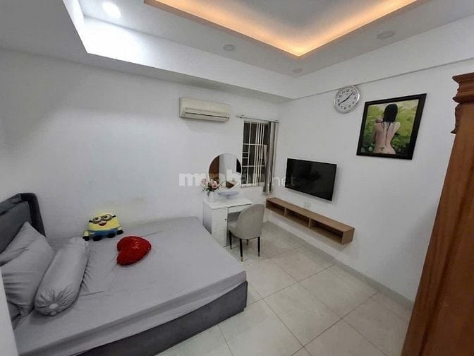 Căn hộ Võ Thị Sáu, P6, Quận 3: 95m2, 2p ngủ rộng, đầy đủ NT, 11tr