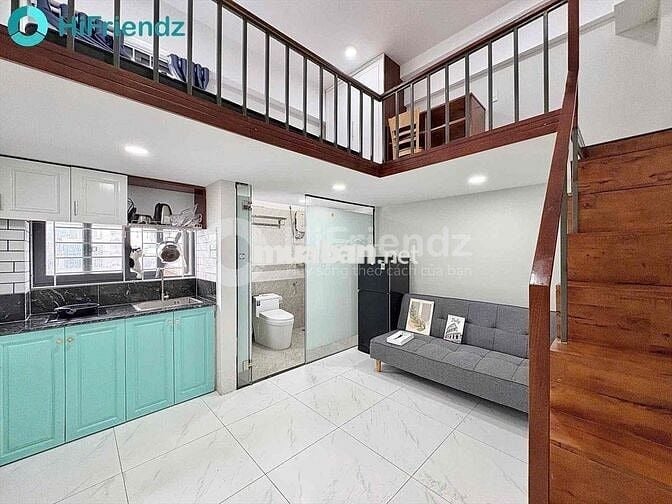 Căn hộ Duplex đầy đủ nội thất, cao thoáng ngay cầu Tân Thuận, UFM, KCX