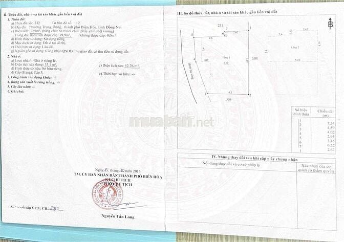 Bán nhà phường Trung Dũng 1 tỷ 750 triệu hàng hiếm