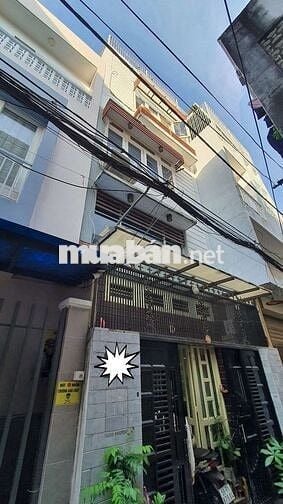 NHỈNH 6 TỶ ,TÂN BÌNH ,P13,  36m2, 4 TẦNG , 4PN , GẦN GA T3, E.TOWN