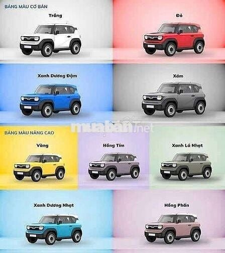 VinFast VF3 màu Tùy chọn