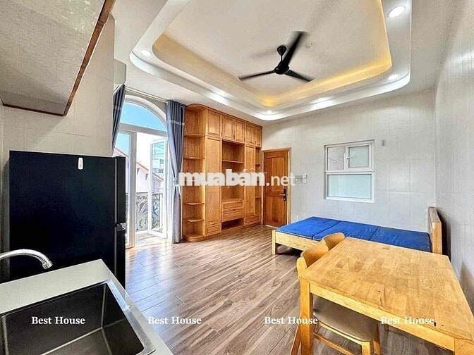 Studio ban công, máy giặt riêng, full NT cao cấp ngay KCN TânBình,Aeon