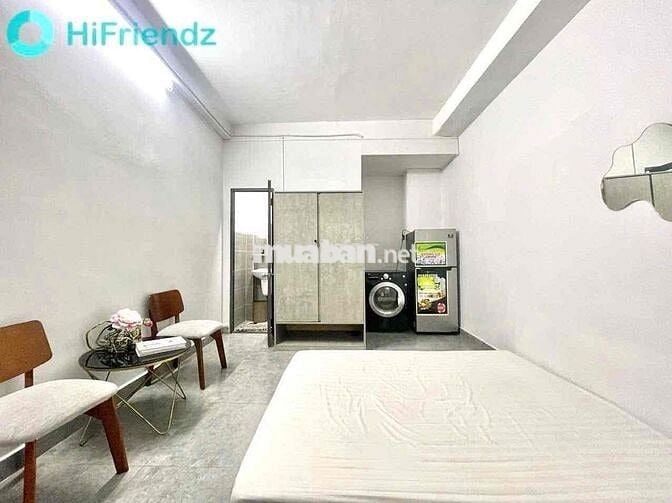 STUDIO TÁCH BẾP CỬA SỔ TRỜI FULL NT, CÓ MÁY GIẶT - BÀU CÁT