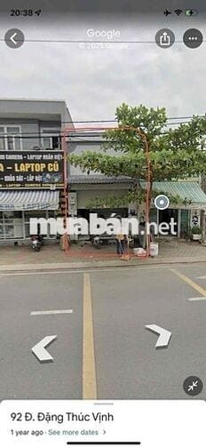 Chính chủ cho thuê mặt tiền Đặng Thúc Vịnh 44m2