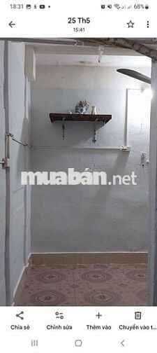 Nhà trọ không chung chủ. Điện nước giá dân.