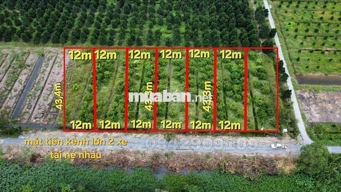 520mv MẶT TIỀN 12m ĐƯỜNG 2 XE TẢI TRÁNH NHAU 450rr/ Sổ