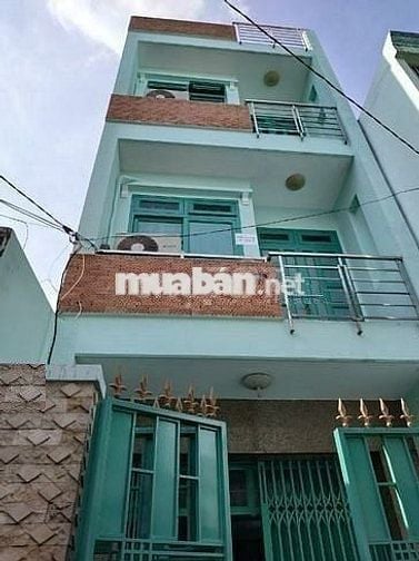 Nhà đường 100 Bình Thới 4x18, trệt 2 lầu 3pn 3wc có sân rộng 16 triệu