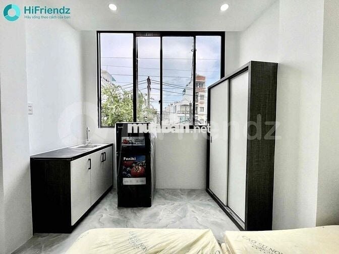 CHO THUÊ PHÒNG NGAY NGÃ TƯ PHÚ NHUẬN SỔ TRỜI FULL NỘI THẤT