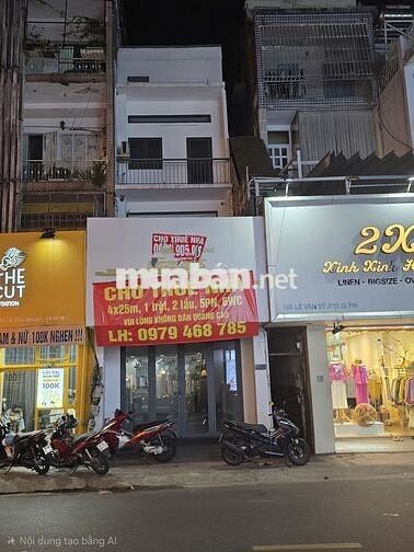 Cho thuê nhà 193 Lê Văn Sỹ 96m² - 3 tầng - Trung tâm Phú Nhuận