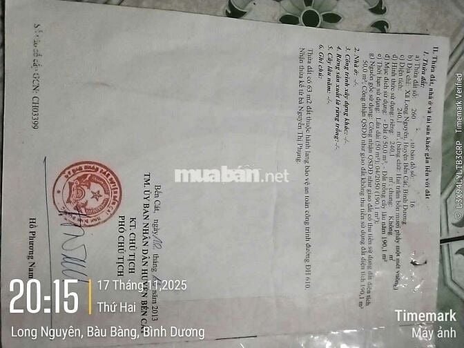 Nhà cũ mặt tiền đường N4 Long Nguyên, sát trường Tiểu học Long Bình