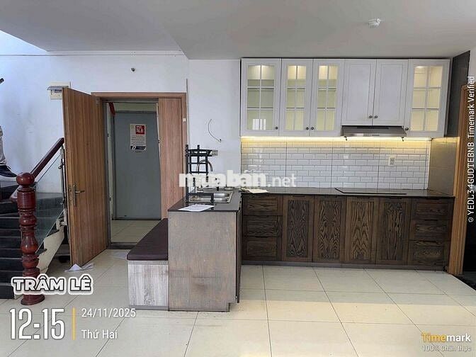 CHO THUÊ CHUNG CƯ FULLHOUSE , 2PN TRỐNG  CÓ SÂN VƯỜN  7 TRIỆU