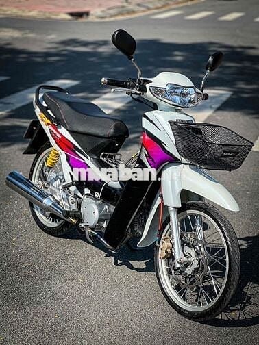 Honda Wave Anpha 204 Trắng Đen Tím
