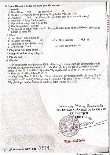 BÁN NHÀ DT 4M X 22M GIÁ RẺ, ĐƯỜNG HẺM Ô TÔ XE HƠI, QUANG TRUNG P8 