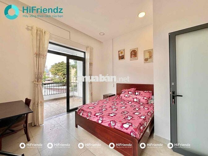 Căn Hộ 1PN Full Nội Thất Ban Công Gần Go Dĩ An, Cầu vượt Linh Xuân