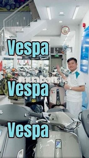 Vespa Sprint Vàng đồng TFT & Hồng Poecher