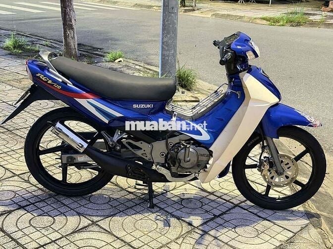 Suzuki Xipo RGV 120 2002 Xanh Trắng Full loại zin