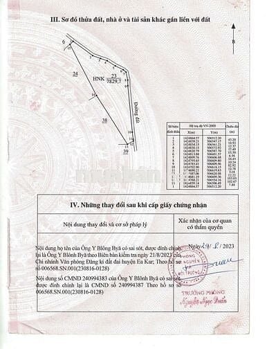 Bán Đất Rộng 7890m2 Có 230m Mặt Đường