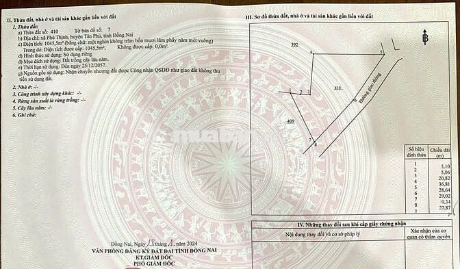 ĐẤT GIÁ RẺ - 450 triệu - đường Tà Lài